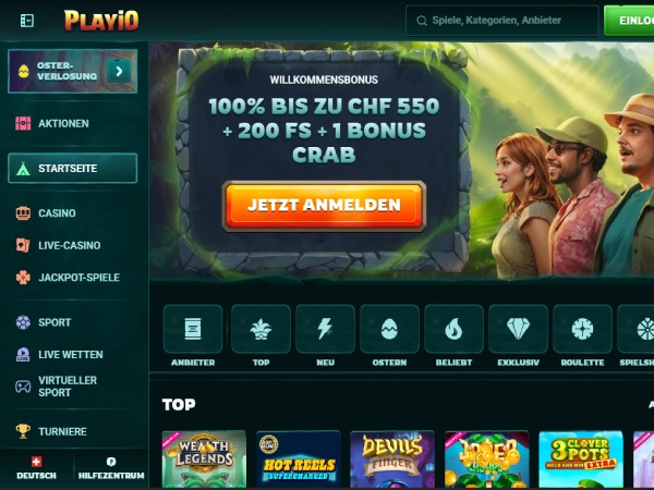 Playio das beste neue Online Casino Ausland